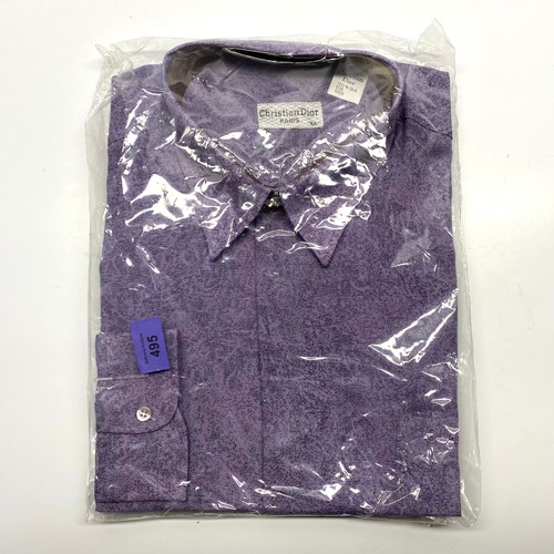 495 - Christian Dior 100% silk shirt size large.