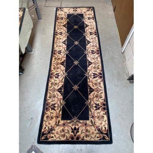 238 - Three small household rugs including David Morgan ' Chinese Maison wool pile' runner rug .