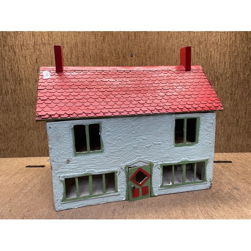 316 - Handmade vintage dolls house.