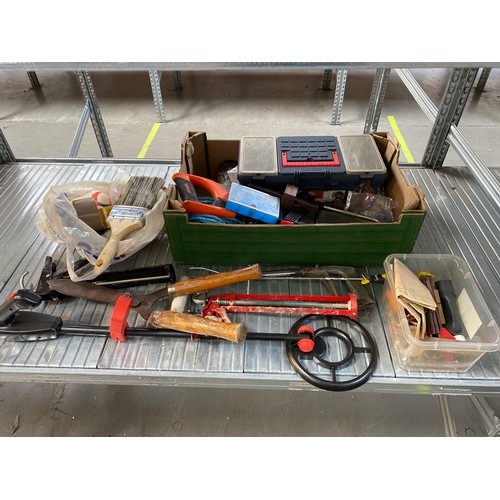 11 - Collection of tools /fittings and DR.Otek metal detector.
