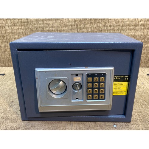 16 - Digital home safe with key. 35 x 25x 25cm .