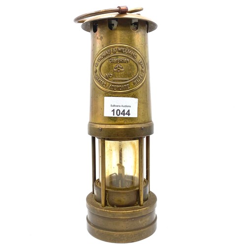 1044 - E.Thomas & Williams Cambrian mining lantern no.118823. 25cm.