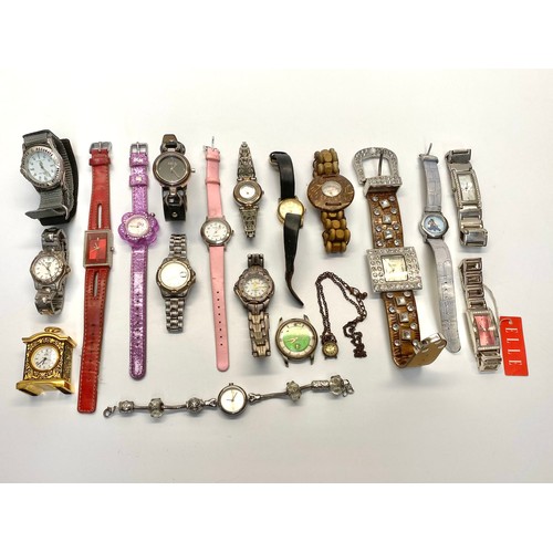 472 - Collection of Approx 20 various wrist watches including Hendley, Sekonda and Claude Valenti.