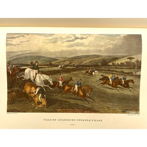 497 - Vintage book of British sporting prints.