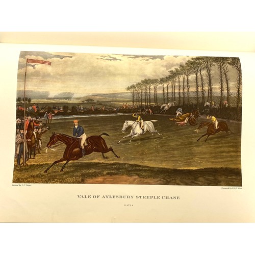 497 - Vintage book of British sporting prints.