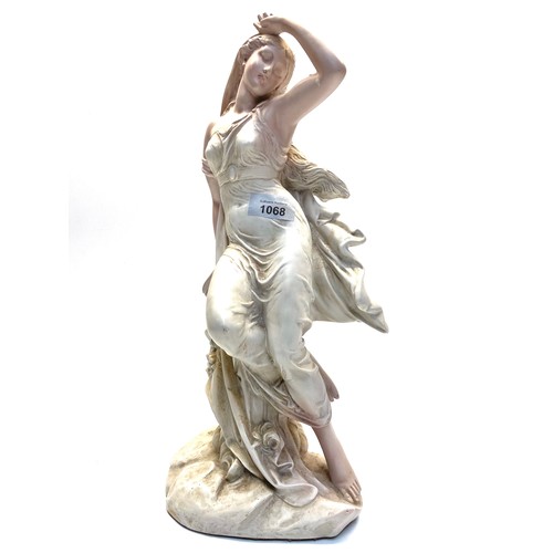 1068 - Resin Italian lady statue 40cm tall.