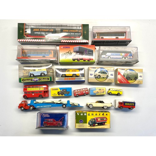 668 - Boxed Diecast buses, lorries and cars including Corgi OOC and Dinky.