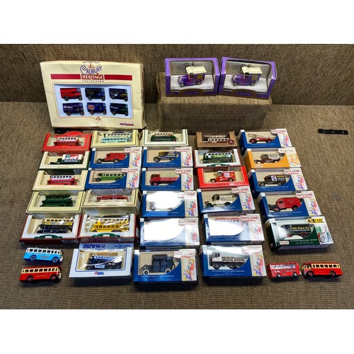 671 - Large collection of Days Gone boxed diecast Cars.
