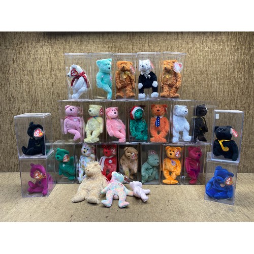 677 - Collection of Cased TY Beanie Babies.