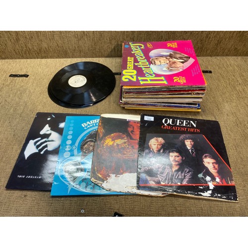153 - Vinyl LP records including Queen  and Roy Orbison.