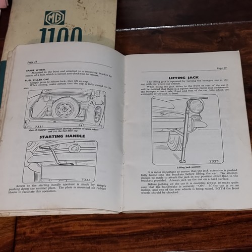 1112 - 7 vintage car handbooks includes Austin-Healey, A110 Westminster and Wolseley.