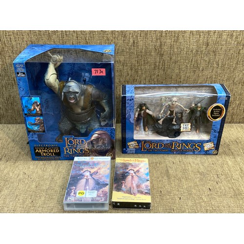 717A - Toybiz Lord Of The Rings The Two Towers figures including Electronic sound and action Armored Troll ... 