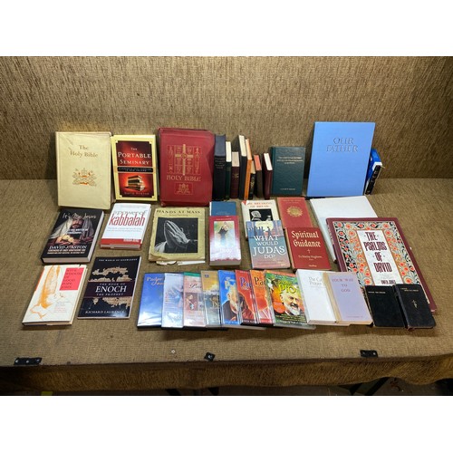 540 - Large collection of religious books.