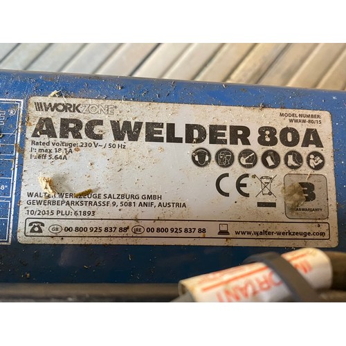 412 - Work zone 230V arc welder.