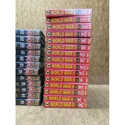 271 - WW2 VHS sets including Adolf Hitler's Third Reich , World War 2 video collection and Battle for the ... 