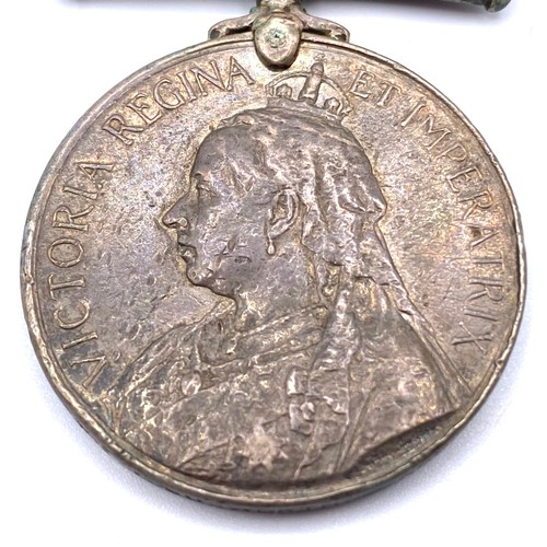 1280 - Queens South Africa Medal awarded to 6077 Pte J Budworth Northampton Regiment. Two clasps Cape Colon... 