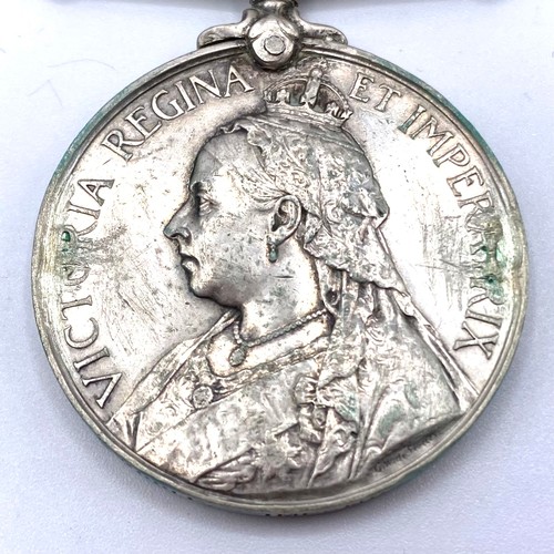 1281 - Queens South Africa Medal awarded to Mr V Woolf Imperial military railways. Cape Colony clasp.