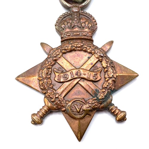 1284 - WW1 Medal group. 1914-1915 Star, British War Medal, The Allied Victory Medal and Royal Navy Long Ser... 