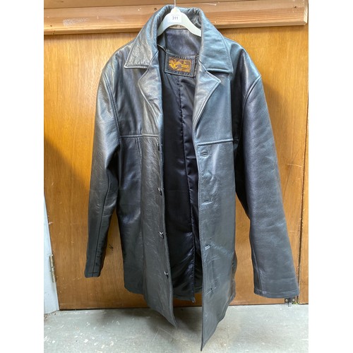 311 - Old stone leather jacket size M.