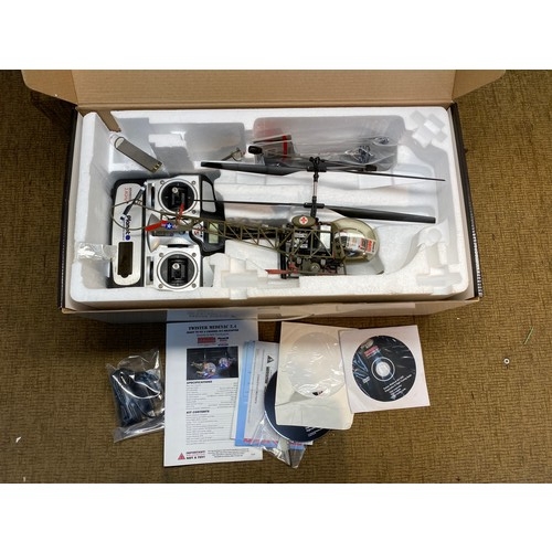 735 - Boxed Medevac R/C helicopter with radio controller.