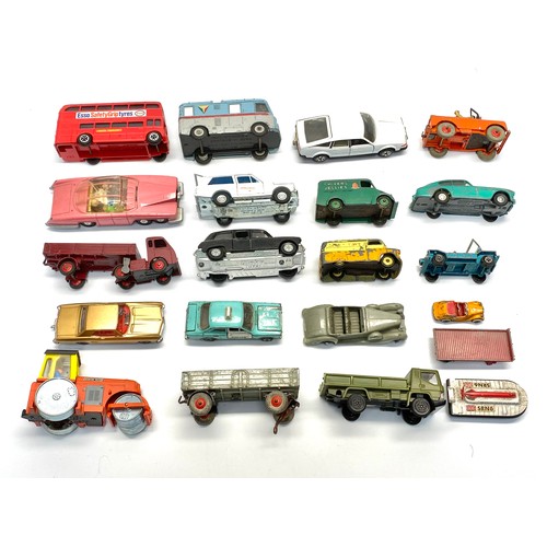 762 - Collection of Dinky diecast cars including Lady Penelope's Fab1 car, and the Barford Diesel Roller.
