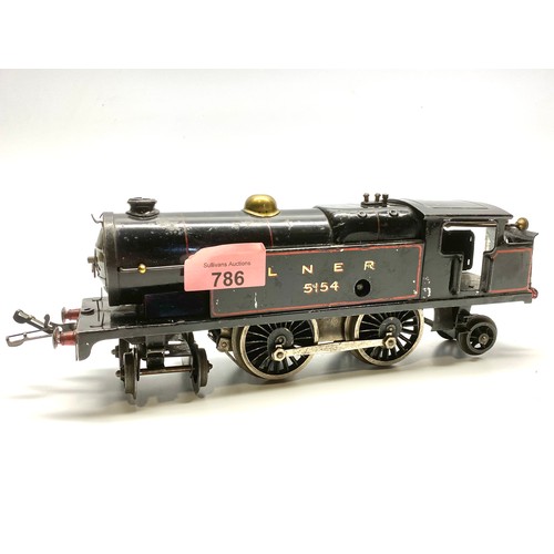 786 - Hornby O Gauge Clockwork No.1 Special LNER Black 0-4-0 Tank Loco.