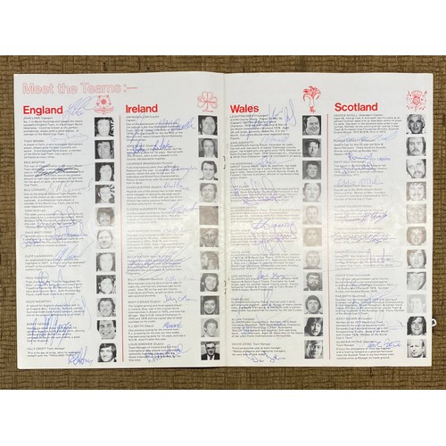 658 - 6 OBD1980s Darts souvenir programmes all signed by the players of the day including Eric Bristow and... 