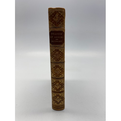 670 - Hardback book Francis of Assisi dated 1894.