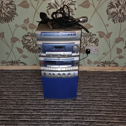 18 - Goodmans 3 disc karaoke machine.