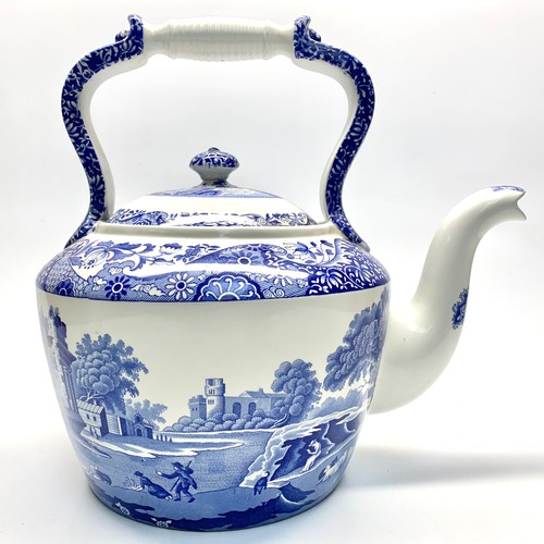 752 - Large Italian Spode ceramic teapot 35cm tall.