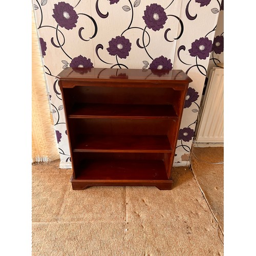 66 - Mahogany bookcase.