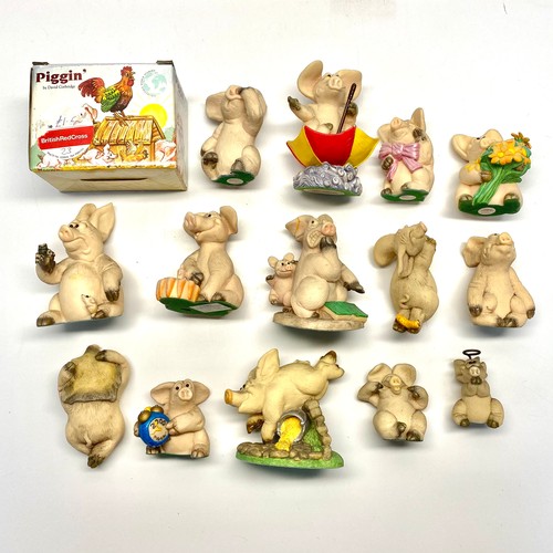 127 - Collection of Piggin figures.