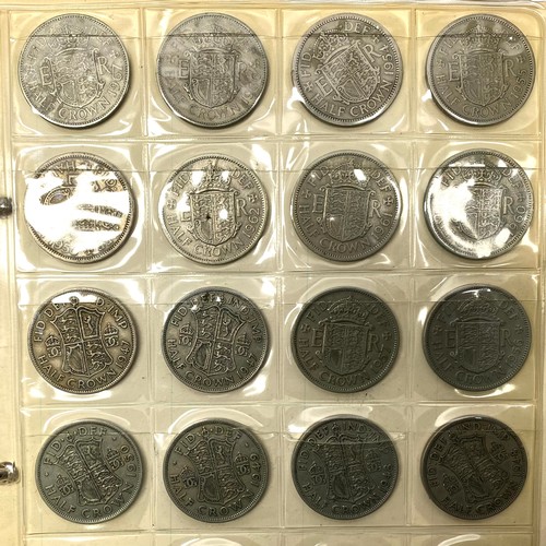 853 - Two books of British and world coins including some silver content.