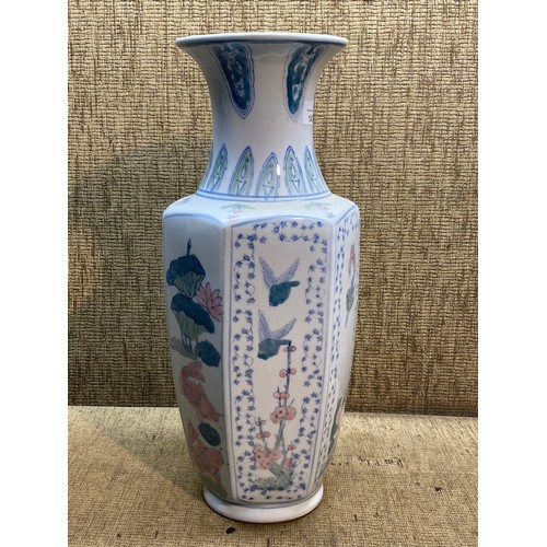 143 - Tall standing Chinese vase.