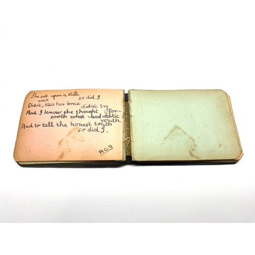 901 - Wonderful autograph book belonging to a Miss Peggy Pountney of Stourbridge. It contains poems, praye... 