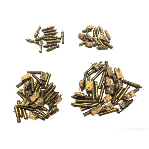 781 - Approx 80 model brass cannons.