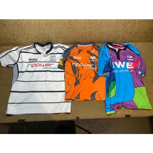 1160 - Three Ospreys Shirts sizes XXL, L and XXL.