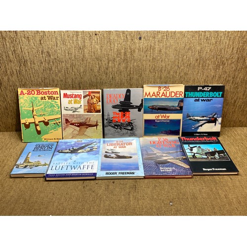 231 - Collection of books on military Aircrafts of WW2.