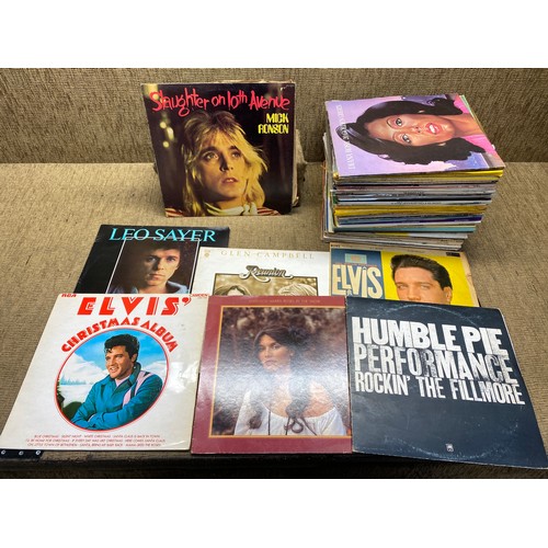 1168 - Vinyl L.P albums including Elvis , Paul McCartney & Mick Ronson.