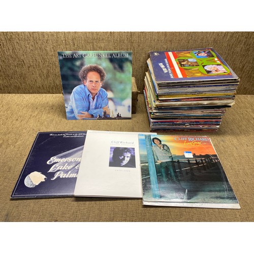 1169 - Vinyl L.P albums including Cliff Richards , Art Garfunkel & The Klinks.