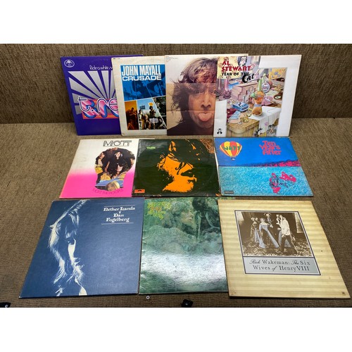 1185 - 10 1960/1970 vinyl L.P albums including T-Rex , John Mayall & John Lennon.