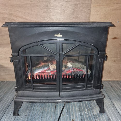 240 - Log effect electric fire. 71 x 44 x 34 cm.