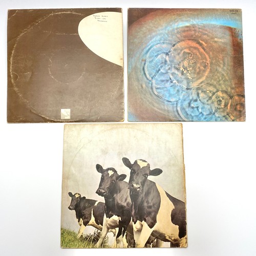 1074 - 3 vinyl L.P albums including Pink Floyd 'Atom Heart Mother' , Pink Floyd 'Meddle and led Zeppelin tw... 