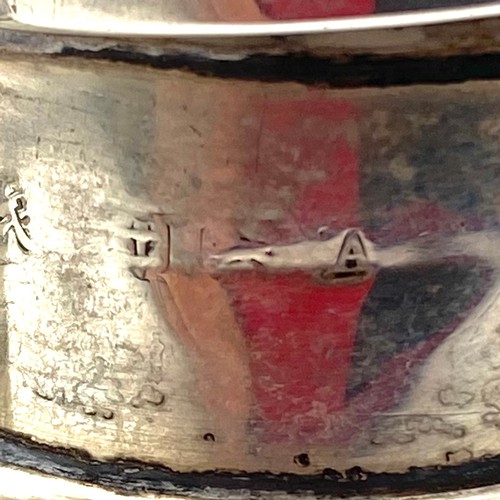 857 - Sterling silver perfume bottle/powder jar with original inner lid by Adie Brothers Ltd Birmingham 19... 