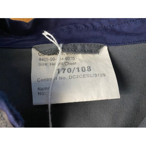 1096 - RAF maintenance overalls with the correct inner label, current issue.