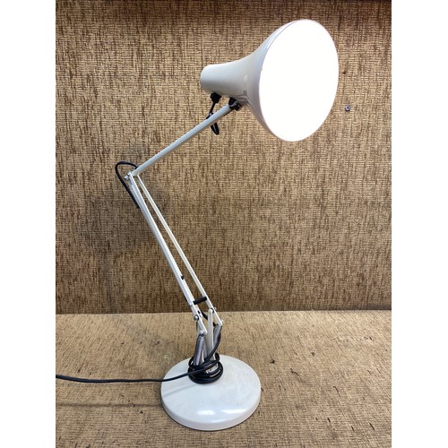 73 - Triple point cream anglepoise lamp.