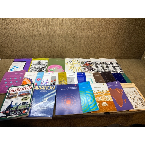 128 - Collection of educational books including The open University Foundation books.