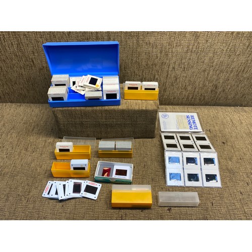 1123 - Large selection of various projector slides.