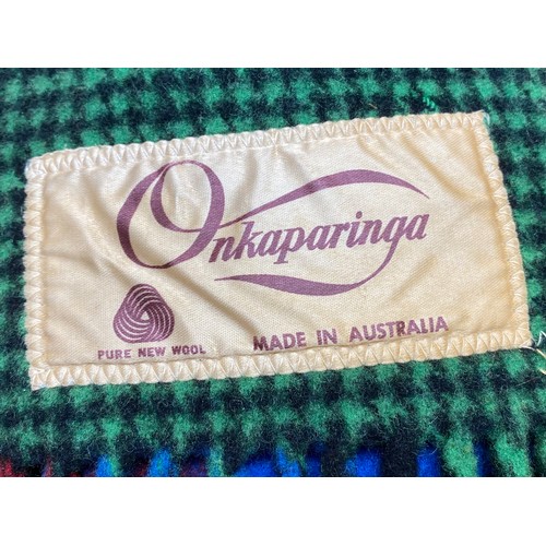 1134 - Onkaparinga pure wool Austrian blanket .