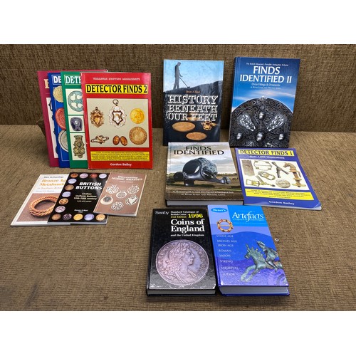 495 - Coin collecting books and catalogues.